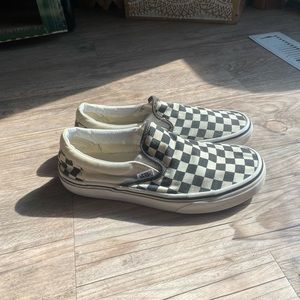 Black and White Checkered Vans